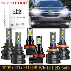 For Honda Pilot 2006-2018 Combo LED Headlights Bulbs High Low Beam Fog Light Z8 - Picture 1 of 21