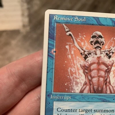 MTG Remove Soul Chronicles Regular Common Ink Error Misprint - Image 1 of 4