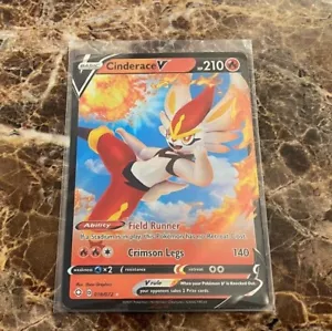 Cinderace V 018/072 Shining Fates Pokemon TCG Ultra Rare Card MINT/NM - Picture 1 of 1