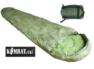 Army Combat Military Compact Lightweight Travel Camping Sleeping Bag Olive Green - Bild 1 von 3