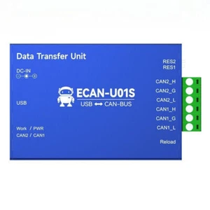 ECAN-U01S Dual-Channel USB To CAN Adapter Converter CAN Bus Analyzer Debugger - Picture 1 of 4