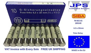 SIBA Fuse Antisurge 5A 7006565 T5A 500V 189140 JPSF055 - Picture 1 of 7