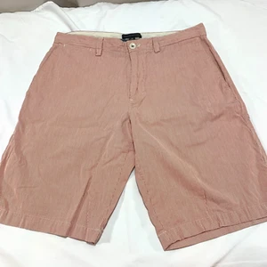 Banana Republic Shorts Seersucker Striped Red White Size 32 Cotton - Bild 1 von 7
