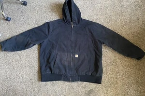Carhartt Jacke Herren schwarz Canvas Kapuze 3M Thinsulate 104050-BLK Größe 4XL Tall - Bild 1 von 17