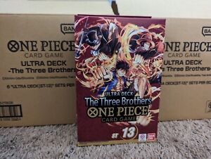 ONE PIECE CARD GAME: The Three Brothers Ultra Deck Box ST-13 - IN HAND