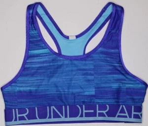 UNDER ARMOUR BIG GIRLS' CROSSBACK SPORTS BRA SIZE LARGE & XL BLUE NEW RARE COMFY - Picture 1 of 4