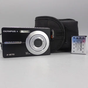 Olympus Digital Camera X-875 8.0MP Black Tested - Picture 1 of 11