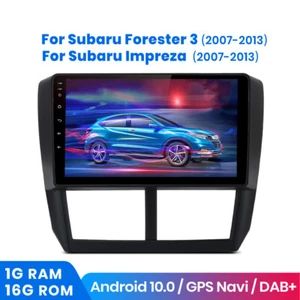 9" For Subaru Forester Impreza Android Car Radio GPS Navigation BT USB FM WIFI - Picture 1 of 9