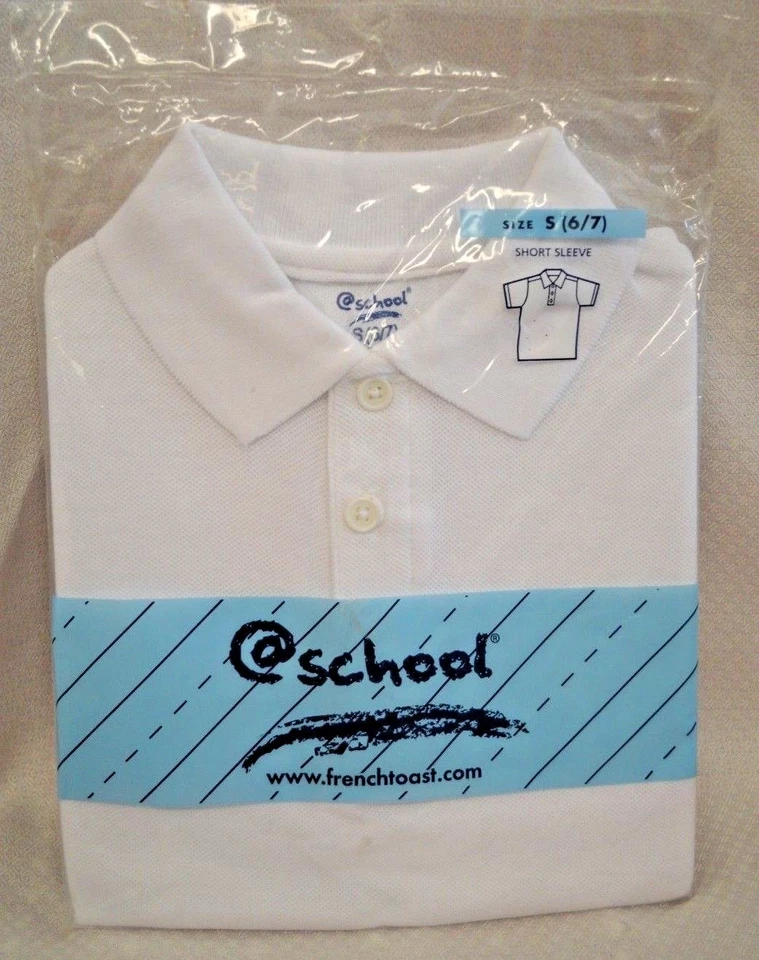 @ Escuela Francesa TOAST POLO Camisa BLANCA Manga Corta Niña NIÑO UNIFORME SM 6 - 7 Foto 1 de 1