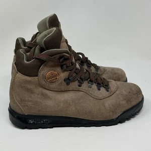 Asolo Classic Boots Womens 10 Brown Leather Hiking Outdoor Climbing Vibram Soles - Picture 1 of 16
