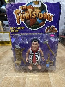 J3/1) BIG SHOT FRED Action Figure THE Flintstone Movie - MATTEL 1993 New - Picture 1 of 3