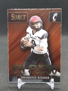 2022 Panini Select Draft Picks Desmond Ridder En Fuego Rookie RC #EN-DR Falcons - Picture 1 of 2