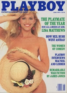 PLAYBOY JUNE 1991 SaskiaLinssen LisaMatthews JohnMilius MCHammer DennisRodmanMLR - Picture 1 of 1