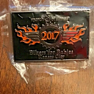 2017 Harley Davidson Rider’s Bikers for Babies March of Dimes Pin Kansas City - Picture 1 of 2