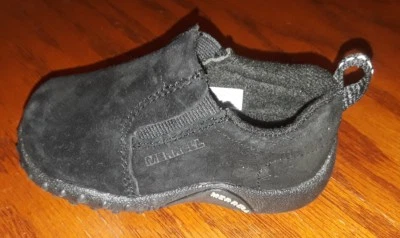 Zapatos sin cordones Merrell Jungle Moc Junior negros para niños pequeños talla 5 Foto 1 de 4