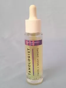 Tanologist Face and Body Drops Illuminating Self-Tan Drops DARK 1.01 fl oz New - Picture 1 of 2