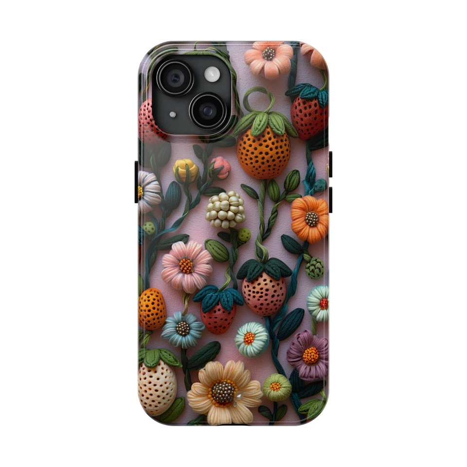 Cute Colorful Phone Case Shockproof iPhone 12 13 14 15 Samsung S21 S22 S23 S24 - Image 1 of 1