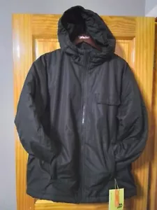 All in Motion Jacket Mens Large Black Water Rain Resistant Winter Coat NWT $60 - Picture 1 of 15