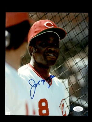 Joe Morgan JSA Coa Signed  8x10 Photograph Autograph Reds - Image 1 of 3
