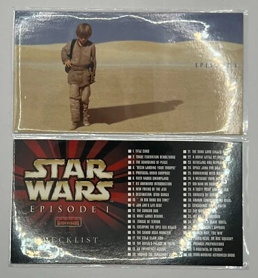 Star Wars Episode 1 Widevision Cards Master Set Topps 1999 ALL Promos + Inserts - Image 1 of 4