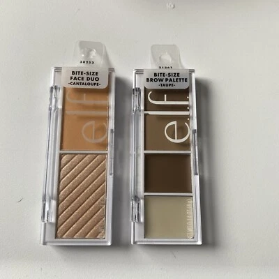 e.l.f. Cosmetics Bite-Size Face Duo Highlighter, Bronzer & Blush Palette 2 Pack - Image 1 of 3