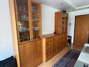 Tolle -Kirsch Holz Vitrine, Vitrinenschrank, Glasschrank, Teakholz Möbel - Bild 1 von 3