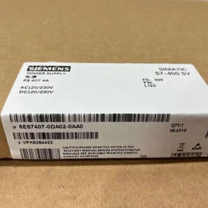 6ES7 407-0DA02-0AA0 NEU SIEMENS 6ES7407-0DA02-0AA0 S7-400 Power supply PS407 - Picture 1 of 2