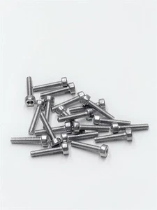 Edelstahl 2x10 mm Steckschlüssel Kopfkappe Schrauben (20) Sechskant HPI Z412 Axial AXIA015 - Bild 1 von 1
