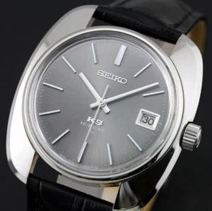 King Seiko KS 4502-8000 36000 Hi-Beat Manual Winding Gray Men`s Watch - Picture 1 of 18