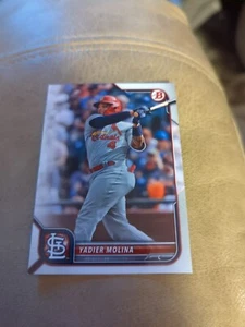 2022 Bowman Baseball Yadier Molina #92 St. Louis Cardinals - Picture 1 of 2