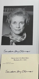 Sandra Day O’Connor Supreme Court Justice Signed Photo Lot w/ Top Loader - Picture 1 of 6