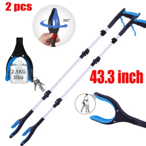 43 Inch Extra Long Grabber Reacher Tool Foldable Pick Up Stick with Strong Grip - Picture 1 of 51