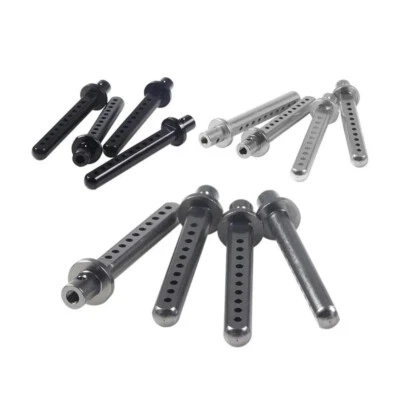 4pcs Alum Alloy RC Car Body Shell Column Posts Mounts w/ R Clip for 1/10 Crawler - Image 1 of 4