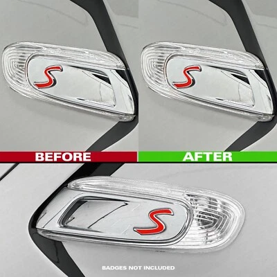 MINI F-Series Side S Decalcomania/Adesivo di ricambio - Rosso - F55 F56 F57 - Immagine 1 di 4