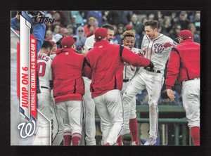 2020 Topps Update Jump on 6 Trea Turner Wilmer Difo #U-3 Nationals