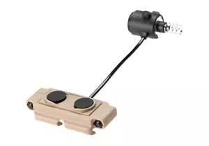 WADSN pulsante torcia Dual Function Tape Switch for Rein Tactical Lights TAN FDE - Picture 1 of 6