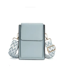 Cross body mobile phone belt pouch holster bag Clip Loop Leather Wallet Case - Zdjęcie 1 z 13