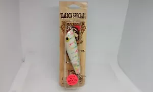 Luhr Jensen Dalton Special Konfetti/Geburtstagstorte 3" Holz Topwater Angelköder - Bild 1 von 12