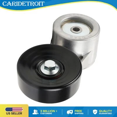 Drive Belt Tensioner Assembly w/Pulley 38108 45892 For 1988-95 GMC K1500 5.7L - Image 1 of 4