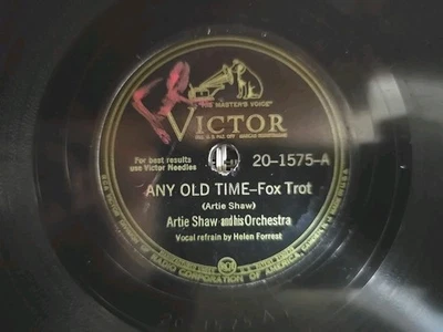 RCA 20-1575 Artie Shaw His Orchestra Any Old Time / My Heart Stood Still (V) — 第 1/4 张图片