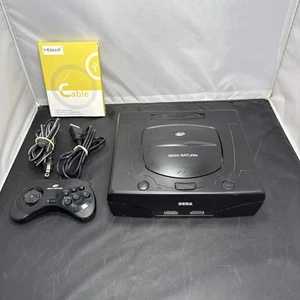 Sega Saturn (MK-80000A, 1996) komplett mit Fernbedienung - getestet funktioniert super - Bild 1 von 11