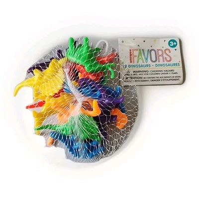 Динозавр вечеринки Favors 12шт весело цвета мини пластиковый T-Rex трицератопс торт Топпер - Изображение 1 из 4