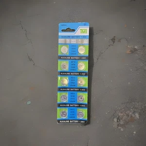 10X AG13 LR44 SR44 L1154 357 A76 Alkaline batteries button cells watch camera - Picture 1 of 1