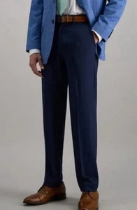 HAGGAR Premium Comfort Dress Pants Slim Fit Stretch 34/30 Brand New NWT Flex - Picture 1 of 7