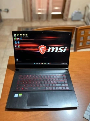 MSI GF65 Thin Gaming Laptop RTX 2060, i5-9300H 2,40GHz, 16 GB RAM, 512 GB SSD - Immagine 1 di 4