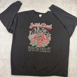 Vintage Thank Dead Sweatshirt 1991 Spring Tour Junk Food Tag Size Xl  - Bild 1 von 8