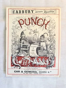 Vintage Punch Magazine – 7 November 1945 – Original British Satirical Weekly - Picture 1 of 14