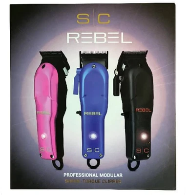 Cortapelos profesionales Stylecraft Rebel - Negro/Azul/Rosa - "CAJA ABIERTA" Foto 1 de 3