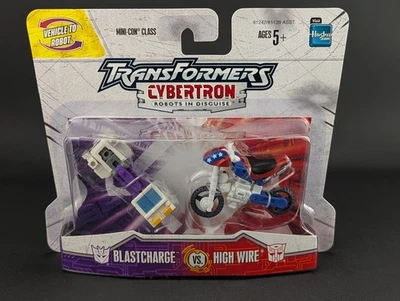 Transformers Cybertron Blastcharge vs High Wire Minicon SEALED Hasbro 2004 - Image 1 of 4