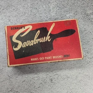 Vintage Schalk's Savabrush Pinsel Reiniger Werbung Film Requisite Neu im Karton Neu aus altem Lagerbestand - Bild 1 von 12